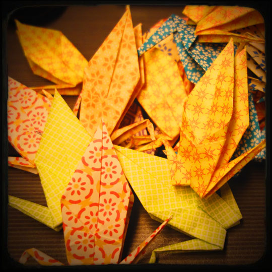 grues origami - cali rezo 2013