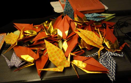 grues origami - cali rezo 2013
