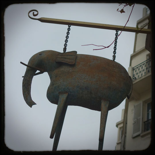 éléphant - cali rezo - photo Paris quartier du marais - 2013