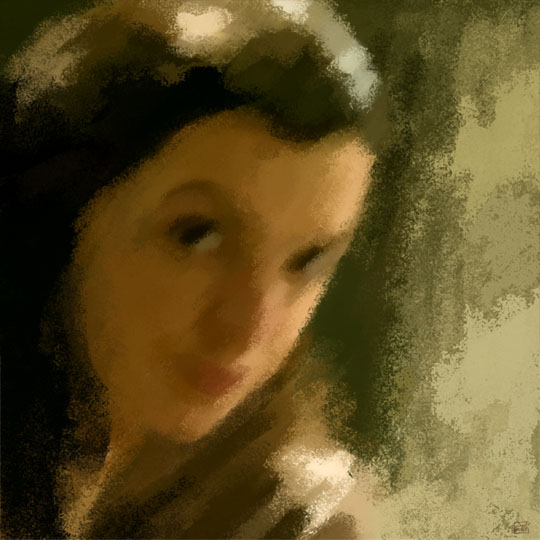 Myriam Fantôme - peinture numérique