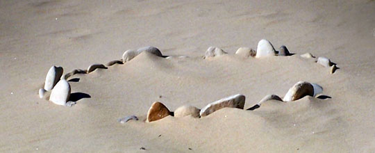 sable et cailloux