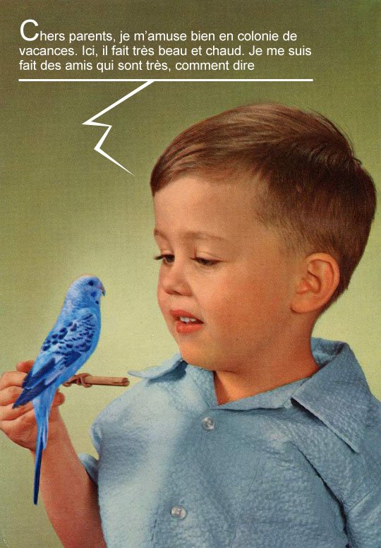 twitter en colo de vacances