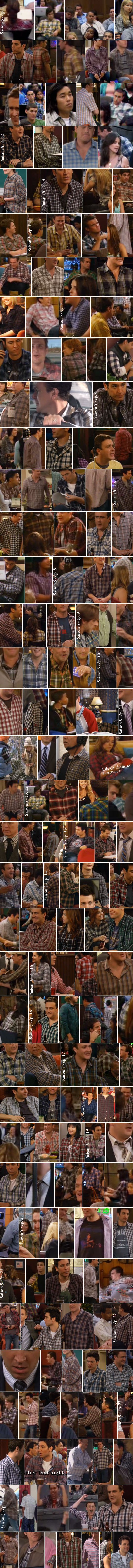acteurs de How I met Your Mother et leurs chemises à carreaux