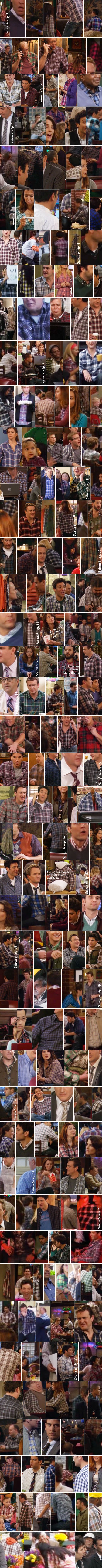 acteurs de How I met Your Mother et leurs chemises à carreaux