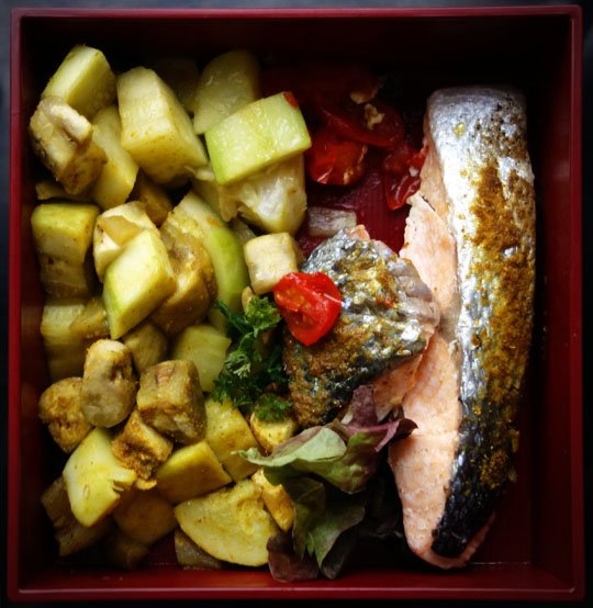 Bento au poisson - cali rezo photos- été 2013, aoû 2013 Bento au poisson - cali rezo photos- été 2013