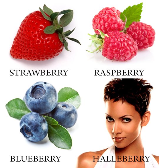 Halle Berry and other Berries, dec 2013 Halle Berry and other Berries