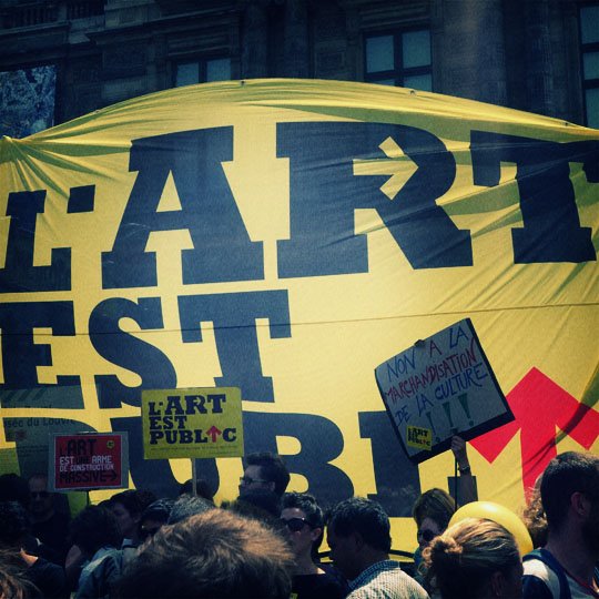 Manifestation des intermittents à Paris - 16 juin 2014