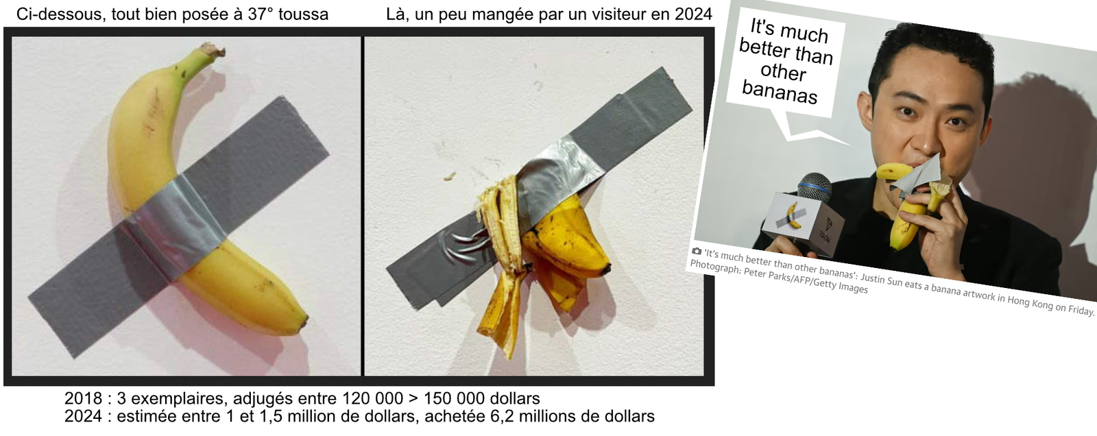Comedian, oeuvre de Maurizio Cattelan