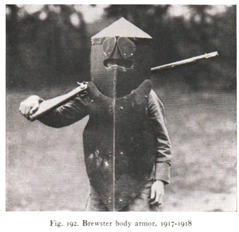 armure datant de 1917-1918