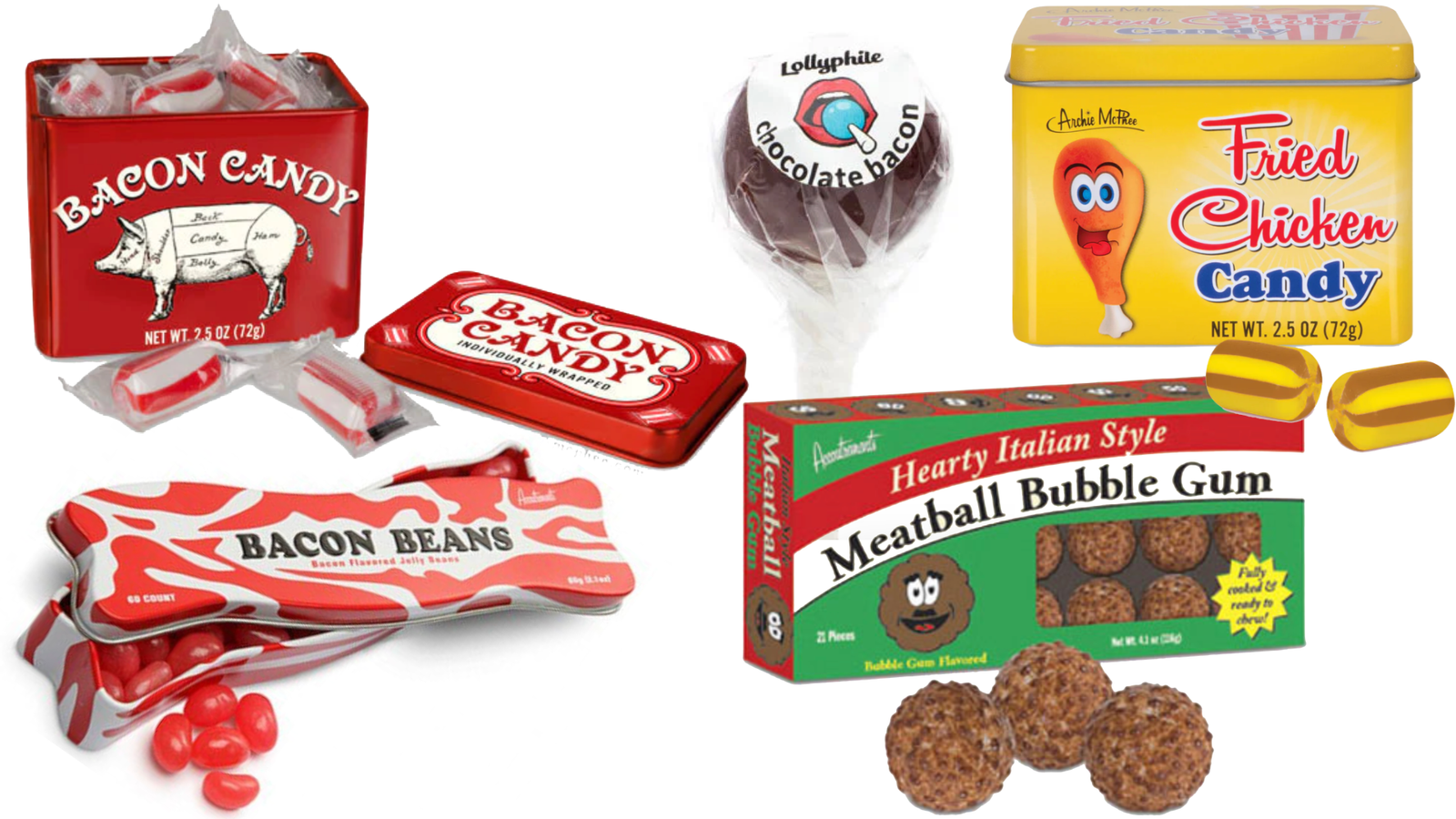 Bonbons au bon goût de viande