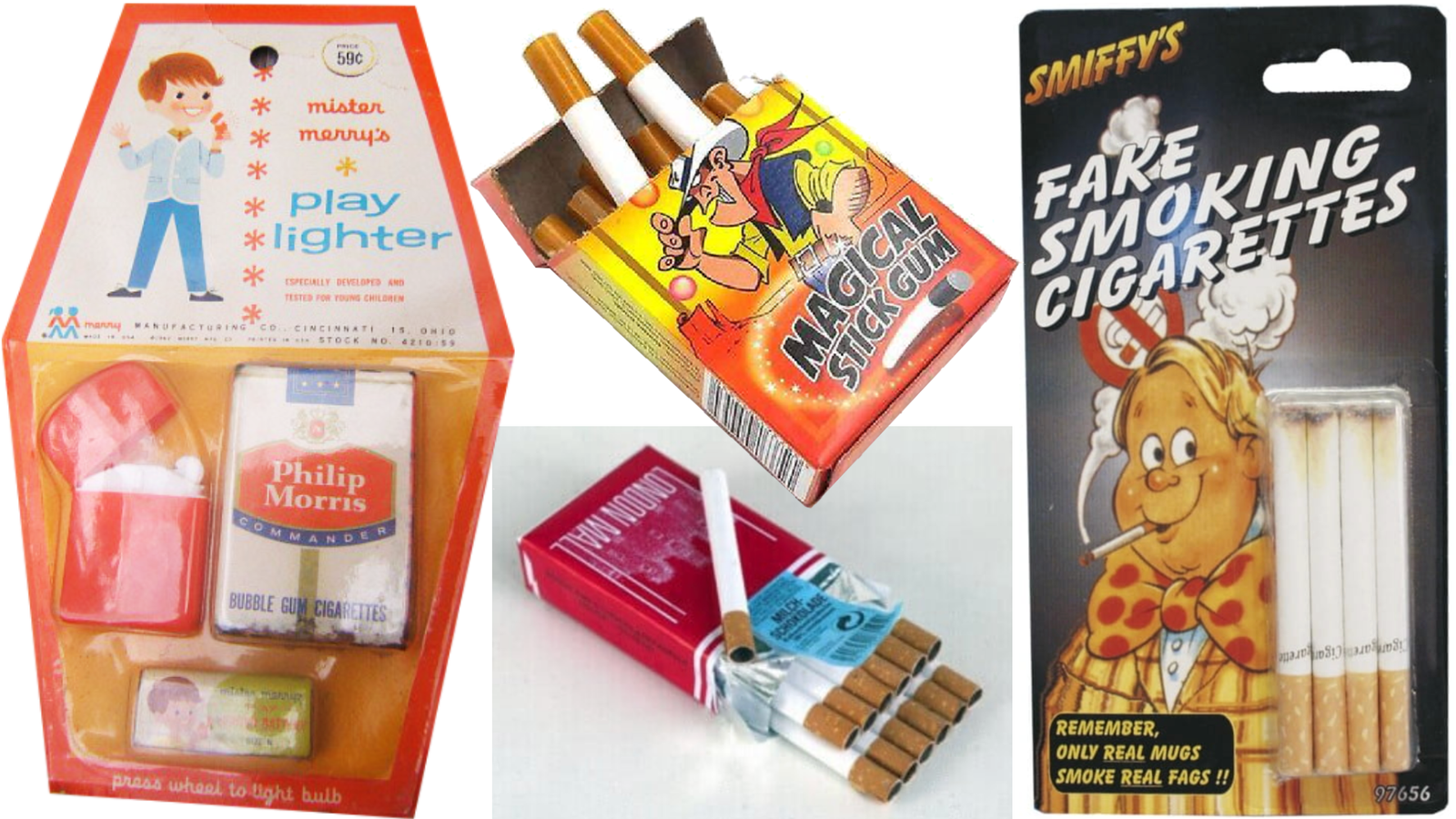 cigarettes en chocolat ou en sucre