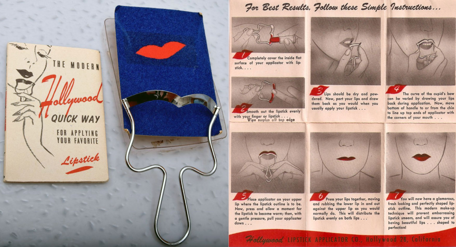 publicité vintage pour maquillage