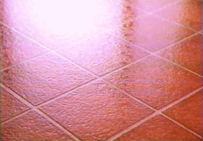 jello falling on the floor