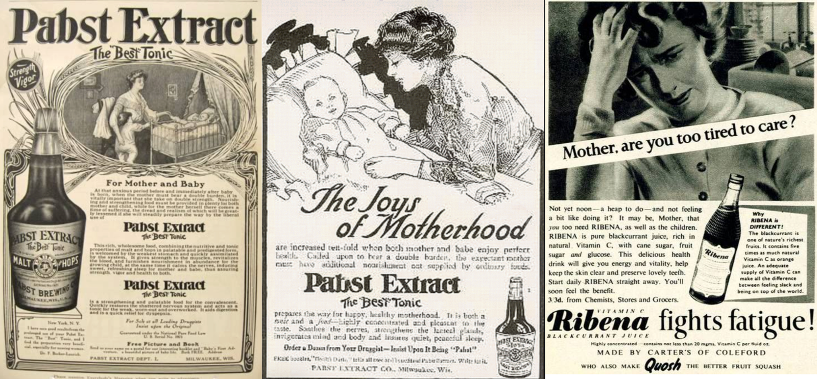 publicité vintage pour médicament alcoolisé