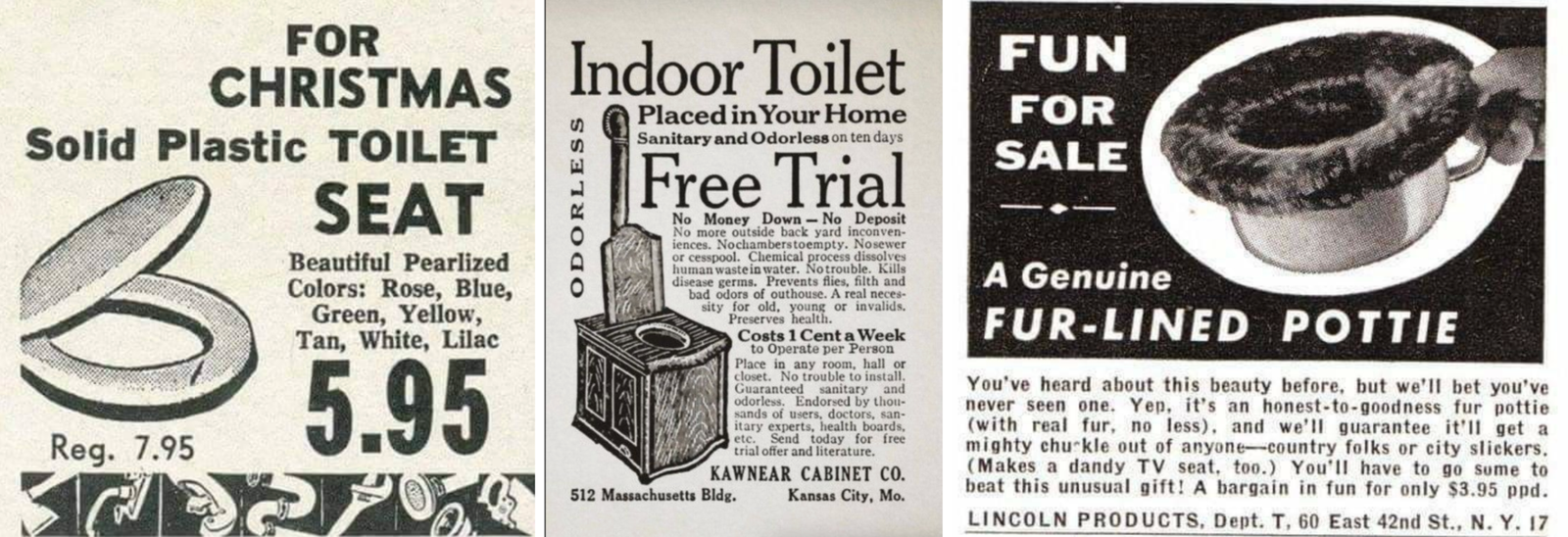 publicité WC indoor