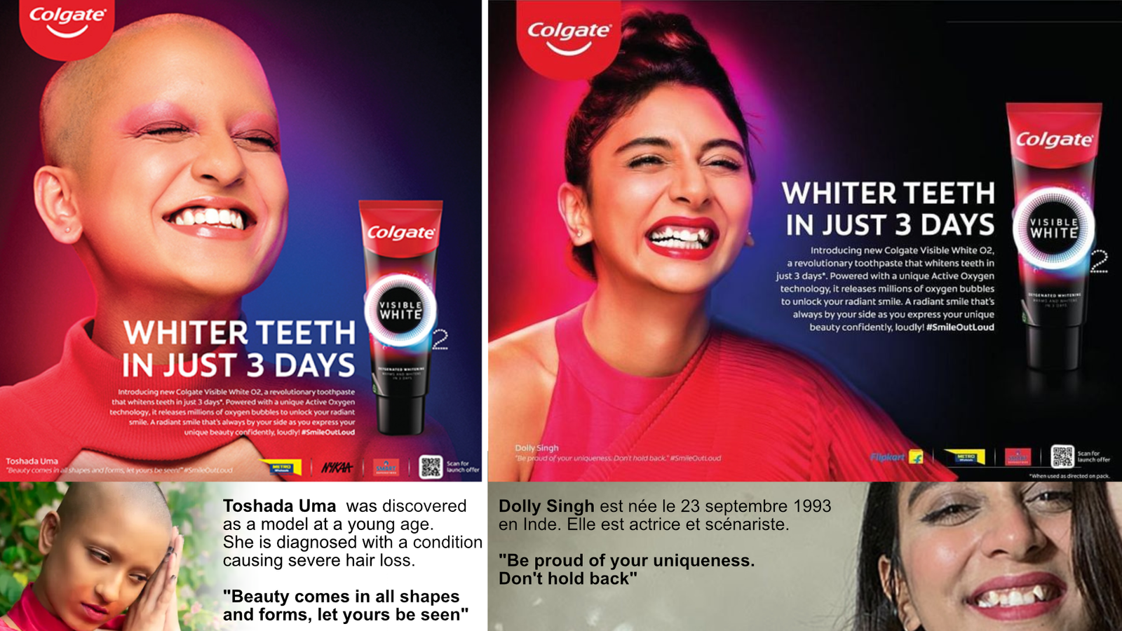 publicité Colgate inclusive