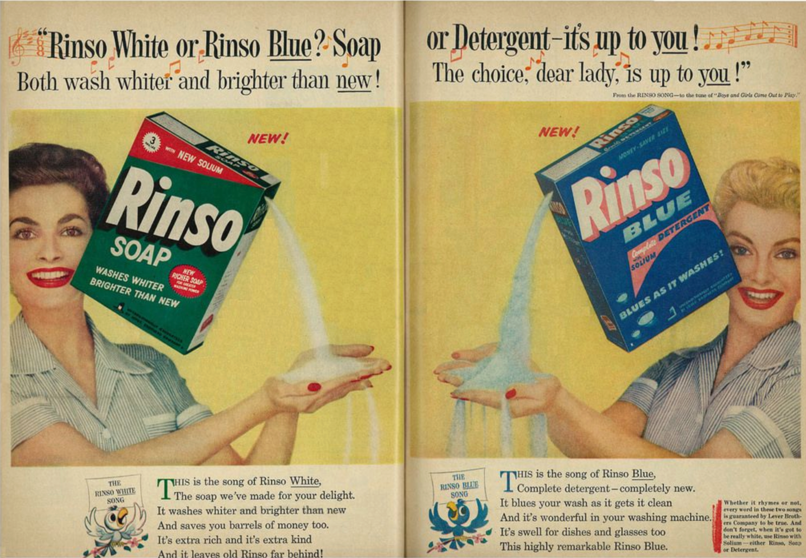 publicité pour lessive