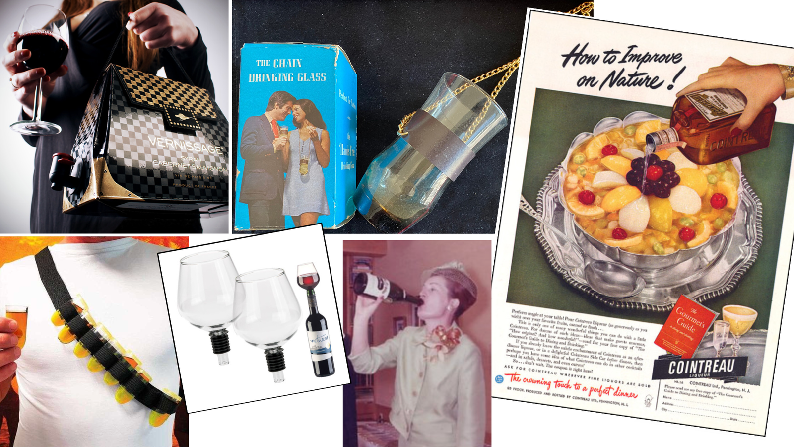 objets destinés à la consommation d'alcool
