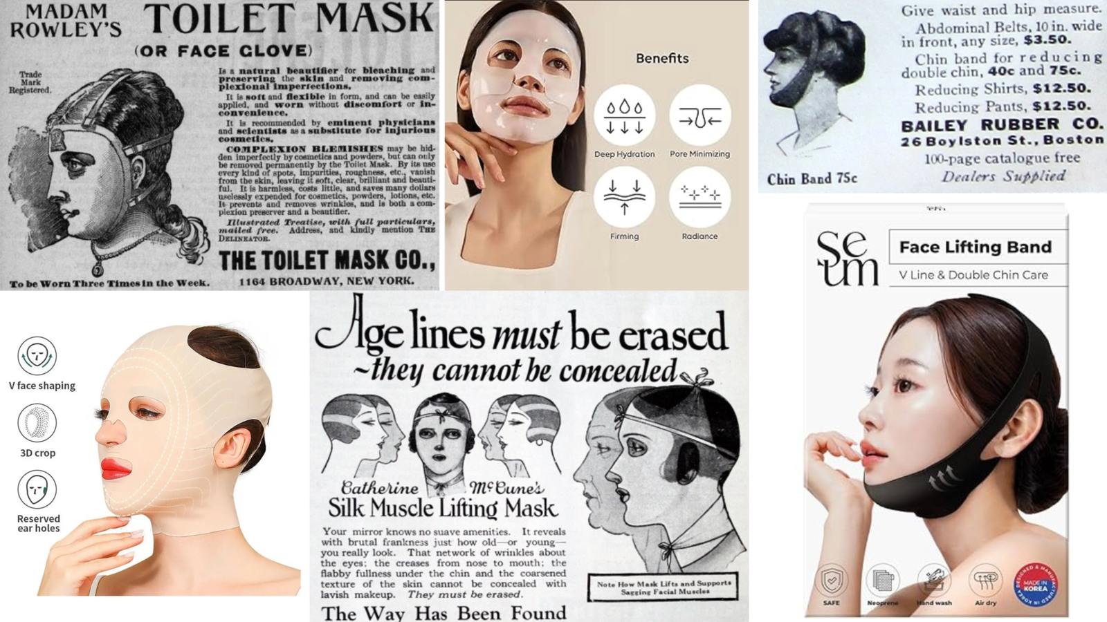 publicités pour des masques