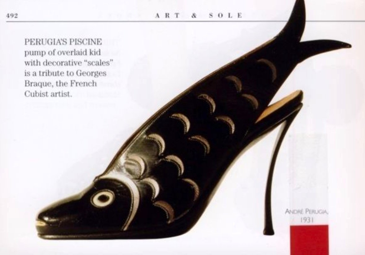 poisson chaussure André Perugia 1931