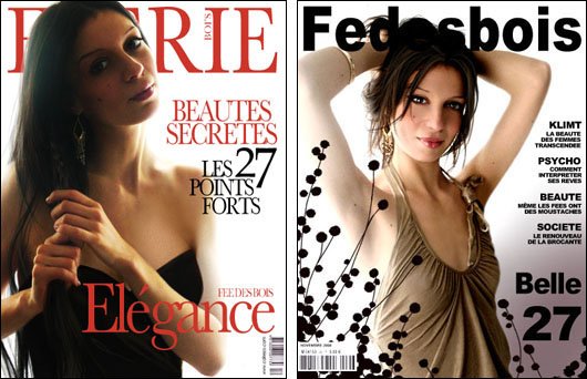 fausses couvertures de magazine - fée des bois, nov 2008
