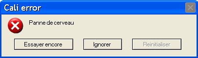 panne - error message, aoû 2010