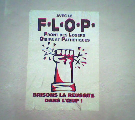 affichette, photo, Paris, aoû 2012 affichette, photo, Paris