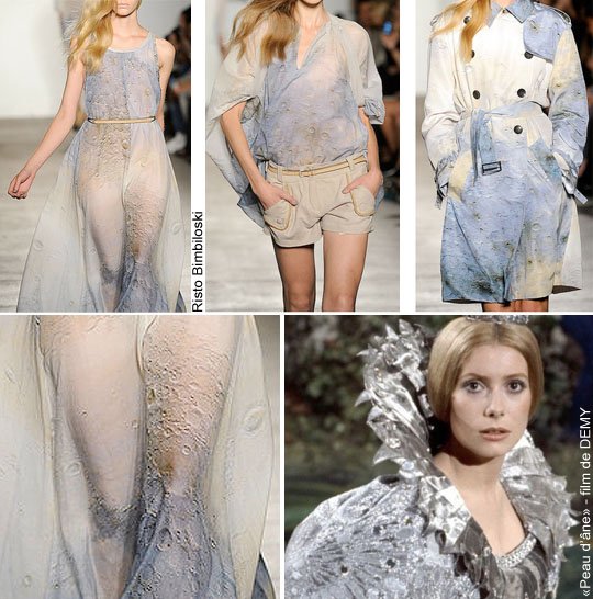 Robe couleur de lune - peau d'ane