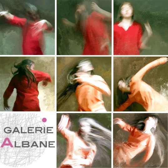 Galerie Albane - peintures fantomes, fév 2011 Galerie Albane - peintures fantomes