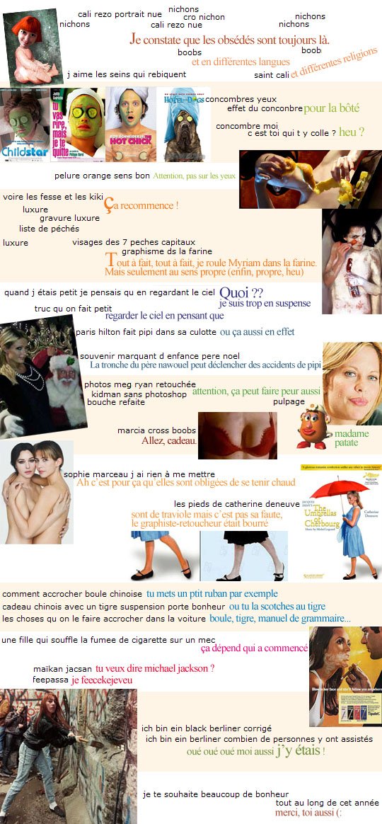 mots clés, jan 2010