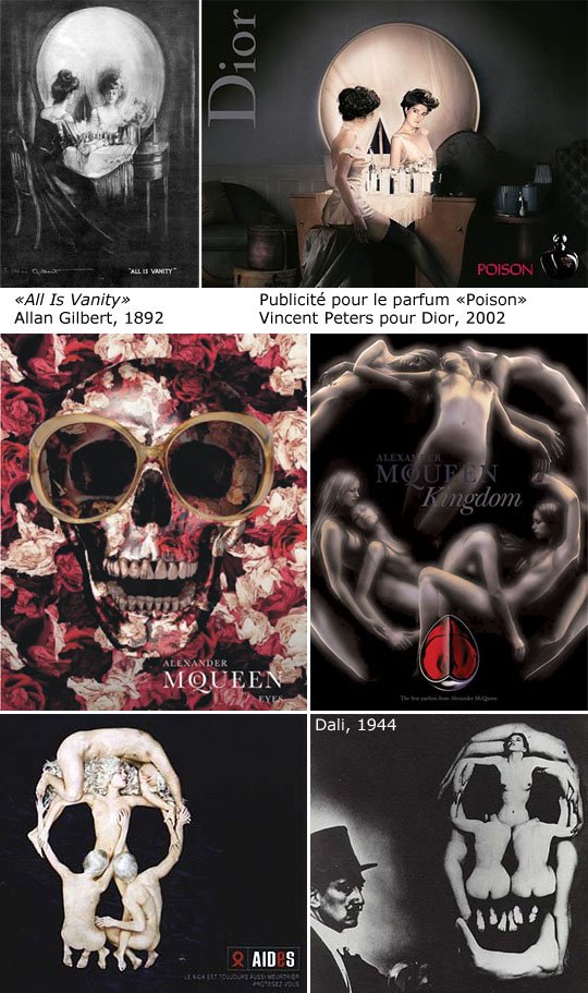 cranes - skulls - publicité - parfum, mar 2011 cranes - skulls - publicité - parfum